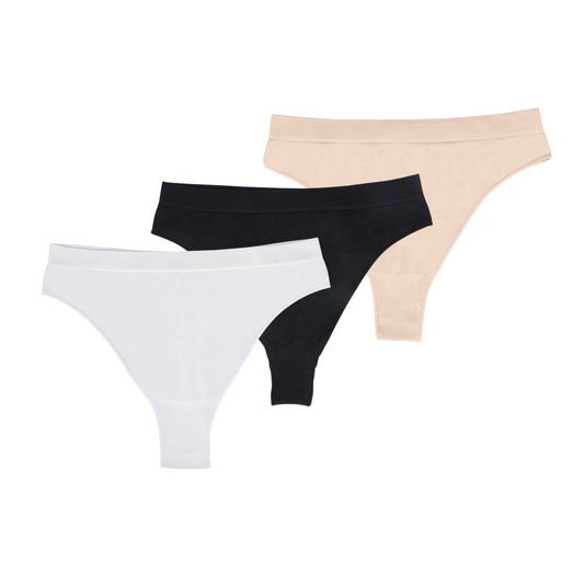 Comfit® Nahtloser Damen-String (3er-Pack)